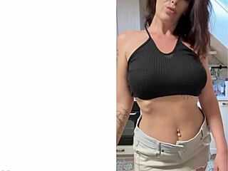 Big Tits Tattoo Femdom Milf Mistress Ready For Foot Slave