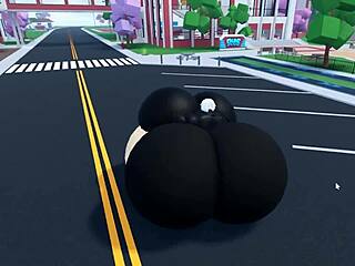 Thicc avatar shakes huge ass while dancing