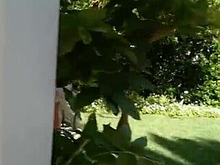 Petite Blonde Milf Strips Naked in Pool