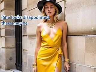 Shopping afternoon in leather changing room!