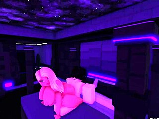 After party, blonde fucks in shower with monster cock to orgasm