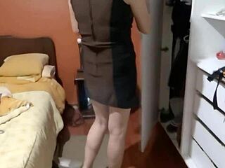 Stepmother returns from meeting, strips naked, and demands I jerk off now!