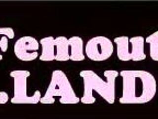 The tranny amateur strokes her cock while saying, 'This is my first time.'