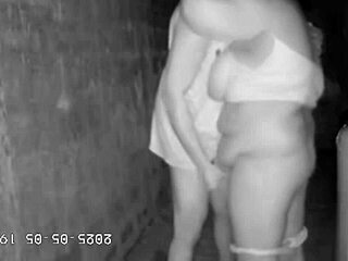 Why is the stepmother in lingerie fucking her stepson in the alley?