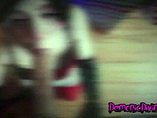 i heard humans have really big dicks cute sexy nympho elf slut gags and deepthroats on a huge cock