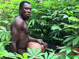 First sex experiment with course mate in bush