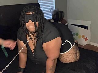Ebony BBW wife loves being treated like a fuck doll!