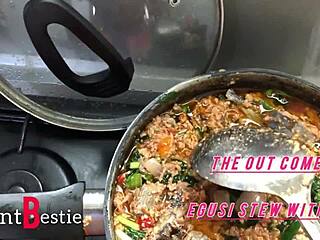 I Catch My Stepsister Bent Over in the Kitchen for Quickie Fucking.