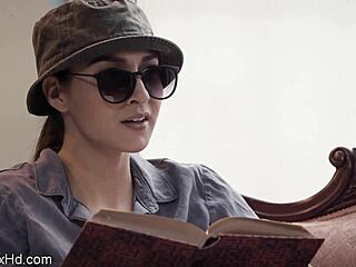 Hot Long-Leg Brunette Fucking Her Boss in Office