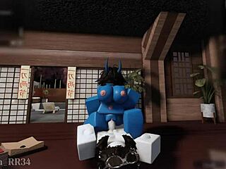 Demon girl rides big cock round 2!