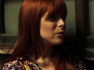 Short hair lesbian flirting with neighbor before bedroom fun?