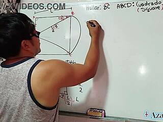 Can the teacher cum inside the student in this sexual math lesson?
