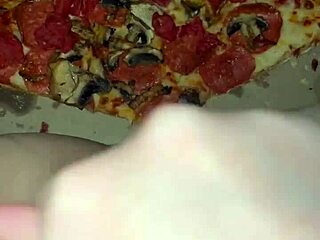 Pretty Arab Girl Masturbates On Pizza In Los Angeles Fetish Scene
