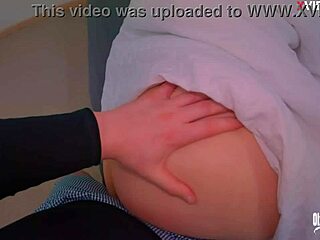 Stepbrother sneaking into his hot stepsis bedroom, exploring her swollen wet pussy lips with blowjob and anal fisting