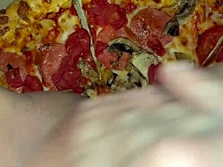 Pretty Arab Girl Masturbates On Pizza In Los Angeles Fetish Scene