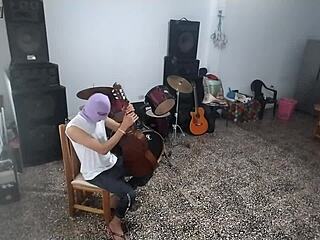 Best Friend Masturbates Intensely In Music Room After I Leave!