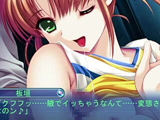 The cute blonde cheerleader in the short movie series