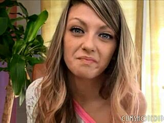 Hot Blonde Gives Jerk-Off Instructions Now!