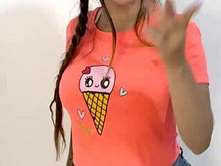 she loves showing her tits to followers