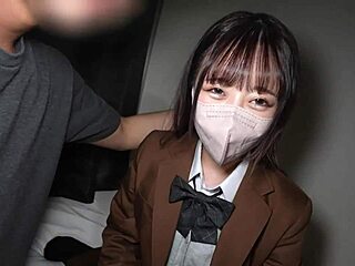 huge g-cup jk gets massive creampie