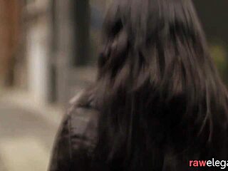 Glam eurobabe gets creampied after anal massage on sofa.