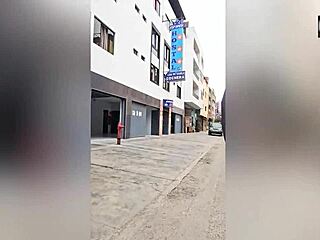 does this foreign chubby girl show her tits for a job? then we meet for hotel sex