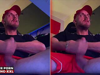 hey, check out prollking xxl showing off his big dick in sneakers