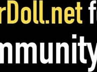 性感橡胶娃娃玩具捆绑狠虐奴隶Diabolica