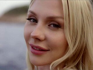 horny blonde latina rides lifeguard's big black cock behind rocks on beach!