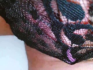 Naughty babe whispers, 'I'm fingering my shaved pussy in this public restroom for the hidden cam'