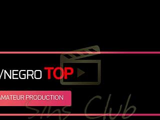 Blonde wife fucked by big black cock while husband away