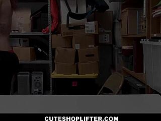 Cute Teen 18+ Redhead April Reid Fucked By Security Guard.