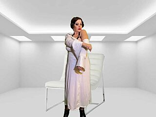 granny princess leia darth vader gives darth tochter a sith creampie in taboo scenario