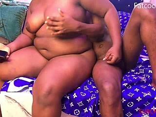 house boy quickie with chubby boss wife in see-through panties leads to creampie