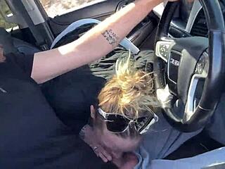 野营性爱车震口交差点被抓！