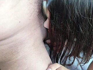 Cuckold's wife fucks in lingerie, sends video to him