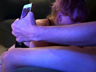 Wet sloppy blowjob with deepthroat and cum in mouth while kissing and quickie pussy fucking in fishnets