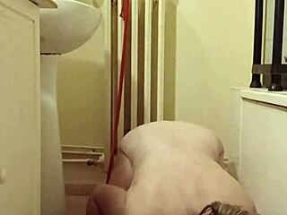 what happens when european milf uses buttplug for homemade bdsm humiliation?