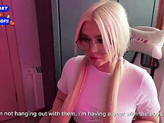 Hey, you wanna watch this chubby blonde webcam girl ride that gamer couple in cowgirl? she teased provocatively.