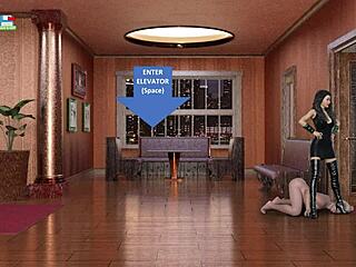 I feel so excited playing femdom games in the hotel room