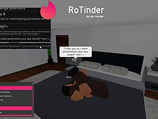 roblox slut gets fucked hard by massive bbc monster cock!