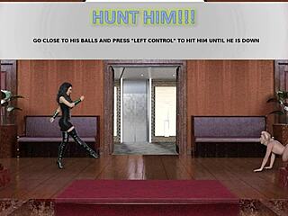 I feel so excited playing femdom games in the hotel room