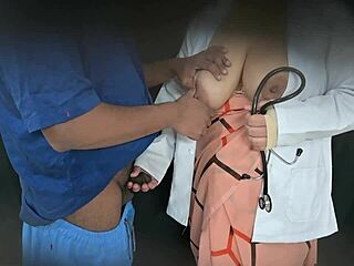 In the hospital, this doctor couldn't resist getting frisky with his patient.