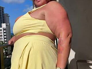 Bbw Milf With Big Natural Tits And Saggy Boobs Teases In Huge Monster Holiday Solo Fetish