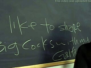 Two brunettes share one dick for an intense blowjob session!