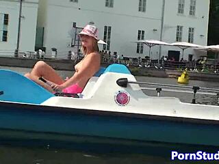 Public Nude Fetish Eurobabe Rides Waterbike