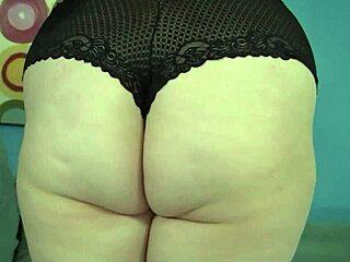 so this smoking hot chunky babe buxom bella strips in heels and stockings, giving deepthroat blowjobs with her big tits