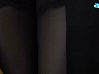 Step mom milf teases step son with wet panties. He cums inside them before work rush.