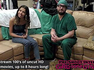 Oh man, check out the doctor's new scrubs with aria nicole and doctor raven rogue in this behind-the-scenes hospital fetish clip with close-up nurse action