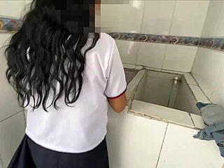 i feel so dirty as pervertido padrastro fucks petite hijastra in missionary and doggystyle until covering her shaved pussy in cum